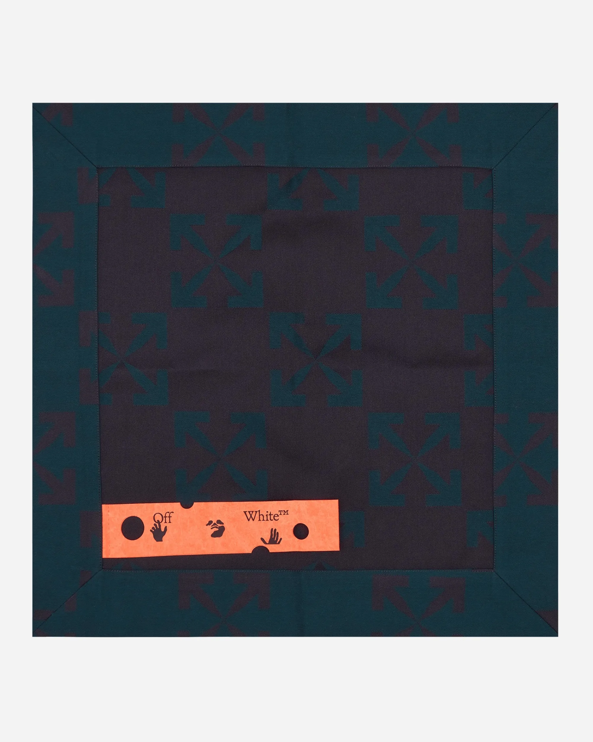 Off-White Textile^Arrow Napkin Set Blue