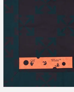 Off-White Textile^Arrow Napkin Set Blue