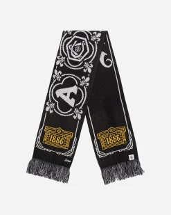 Aries Gloves And Scarves|Gloves And Scarves^Arsenal Bust Logo Scarf Black