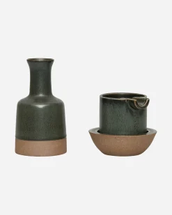 Houseplant High Times^Ashtray Set By Seth Moss