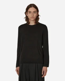 Comme Des Garçons Black Knitwear^Asymmetric Pullover Black