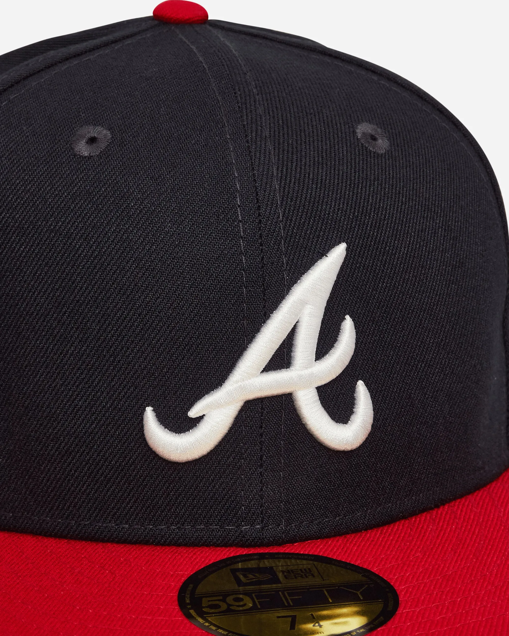 New Era Hats|Hats^Atlanta Braves 59FIFTY Cap Black