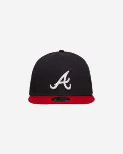 New Era Hats|Hats^Atlanta Braves MLB Essential 9FIFTY Cap Navy