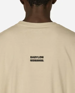 Neighborhood T-Shirts^Babylon SS-1 T-Shirt Beige