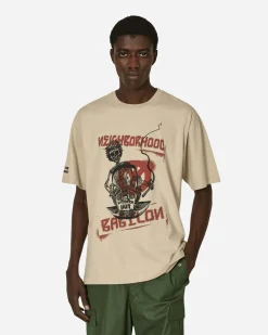 Neighborhood T-Shirts^Babylon SS-2 T-Shirt Beige