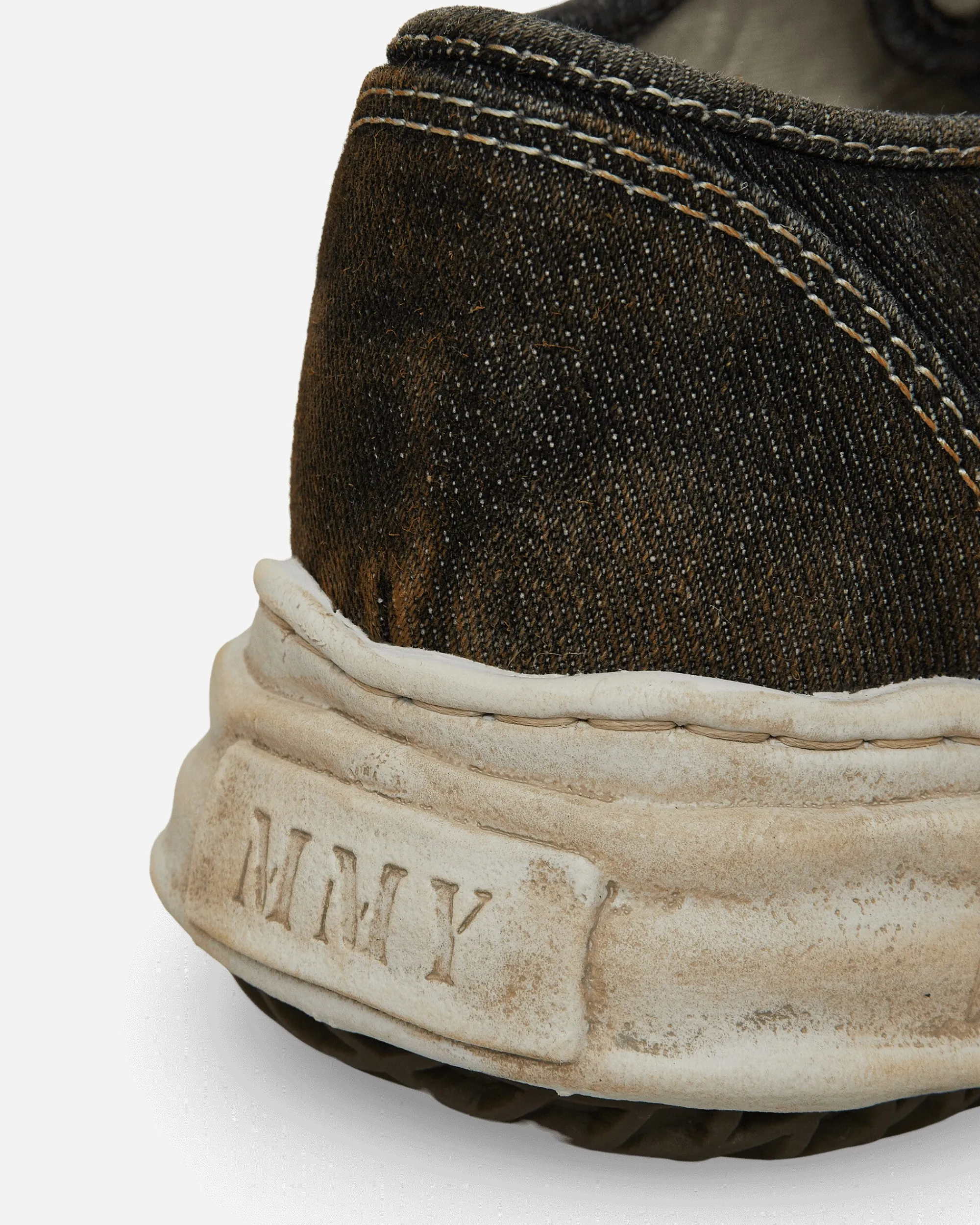 Maison MIHARA YASUHIRO Sneakers·Low|Sneakers^Baker OG Sole Washed Denim Low Sneakers Black