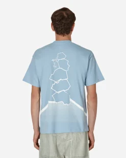Objects IV Life T-Shirts^Balance Print T-Shirt Blue