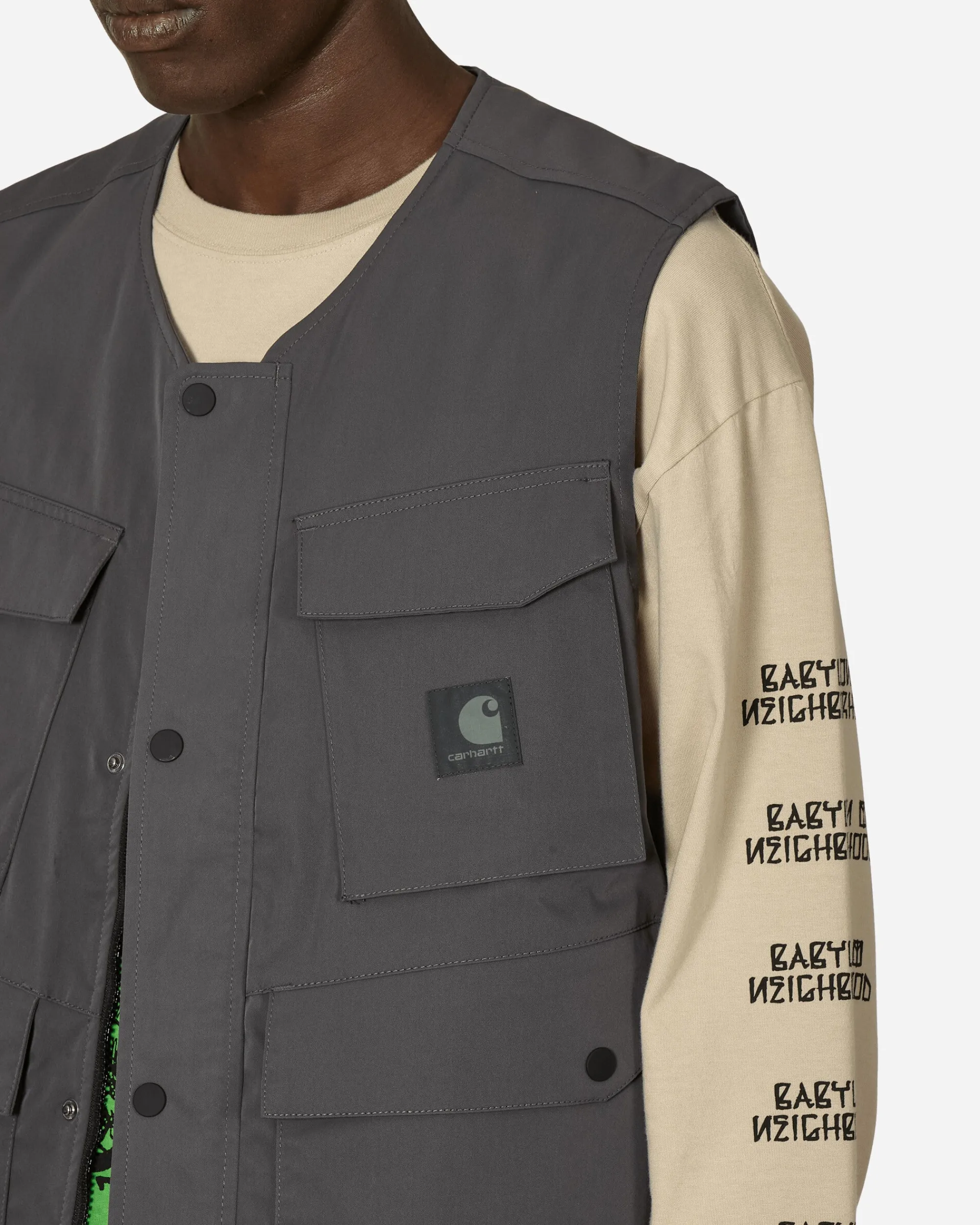 Carhartt WIP Coats And Jackets^Balto Vest Graphite