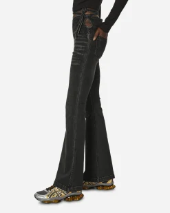 MARRKNULL Pants^Bandage Jeans Black