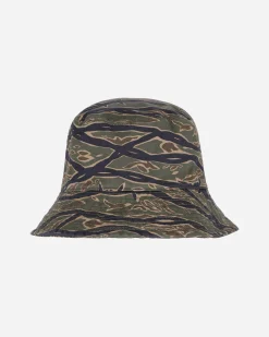 Hysteric Glamour Hats|Hats^Barbed Wire Camo Bucket Hat Khaki