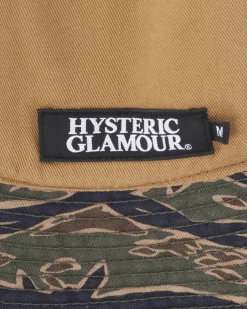 Hysteric Glamour Hats|Hats^Barbed Wire Camo Bucket Hat Khaki
