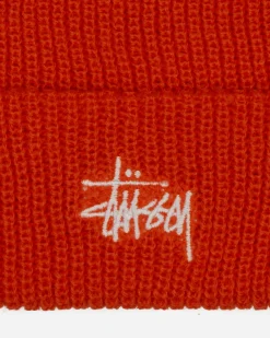 Stüssy Hats|Hats^Basic Cuff Beanie Habanero