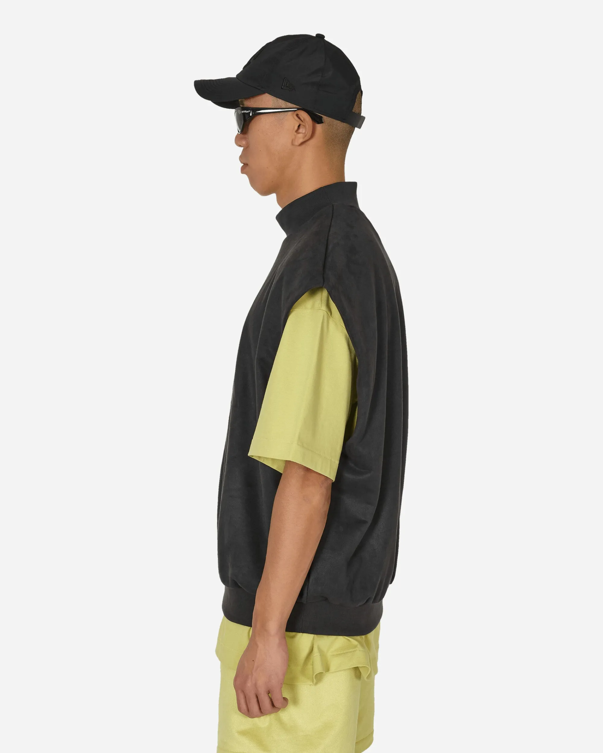 adidas Sweatshirts^Basketball Sueded Sleeveless Sweatshirt Carbon