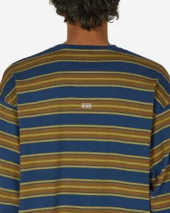 WTAPS T-Shirts^BDY 02 Longsleeve T-Shirt Navy