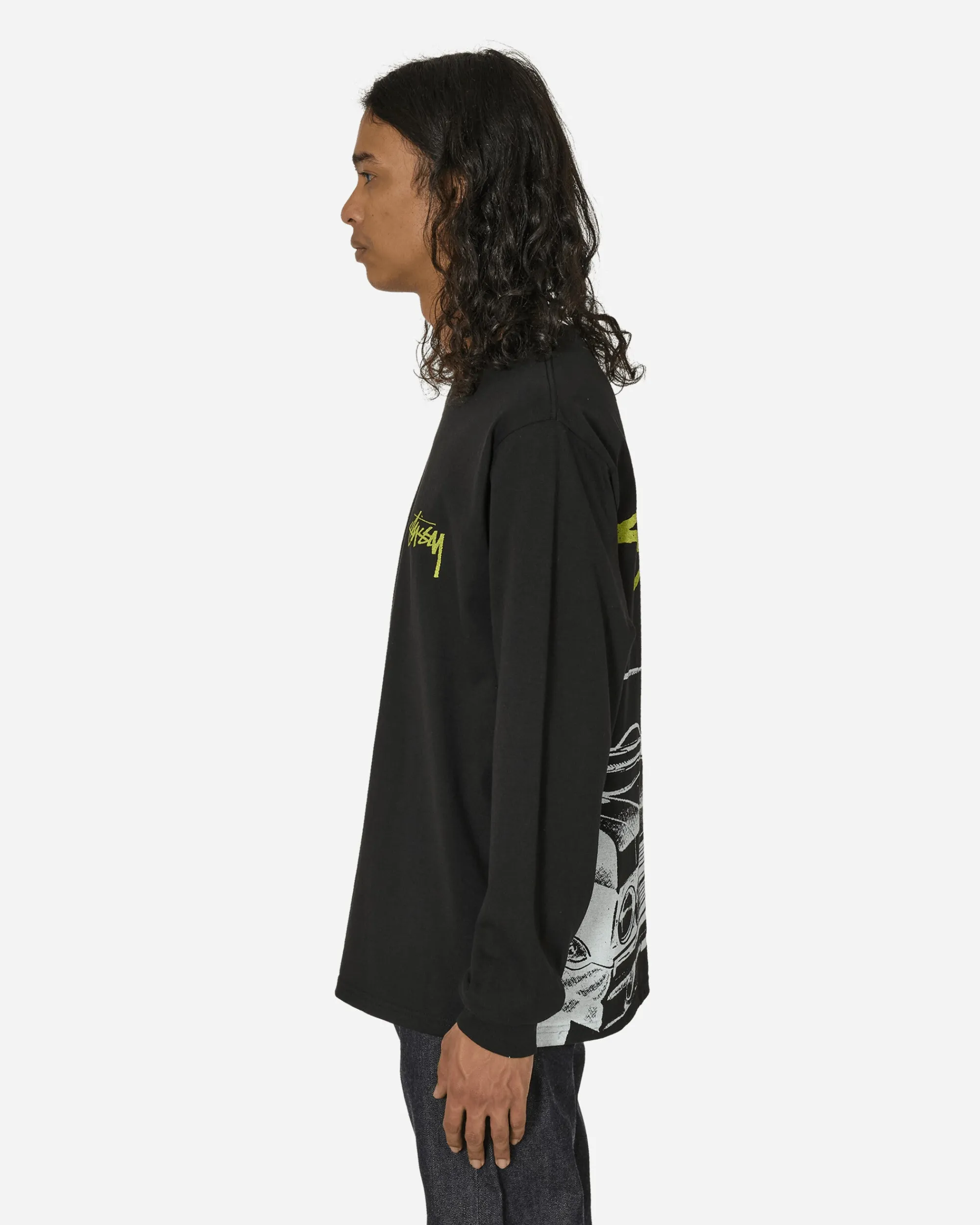 Stüssy T-Shirts^Beat Crazy Longsleeve T-Shirt Black