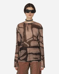 Lueder T-Shirts^Ben Mesh Longsleeve T-Shirt Rust