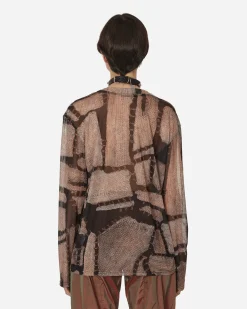 Lueder T-Shirts^Ben Mesh Longsleeve T-Shirt Rust