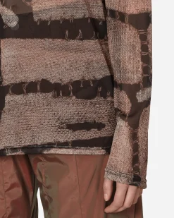 Lueder T-Shirts^Ben Mesh Longsleeve T-Shirt Rust