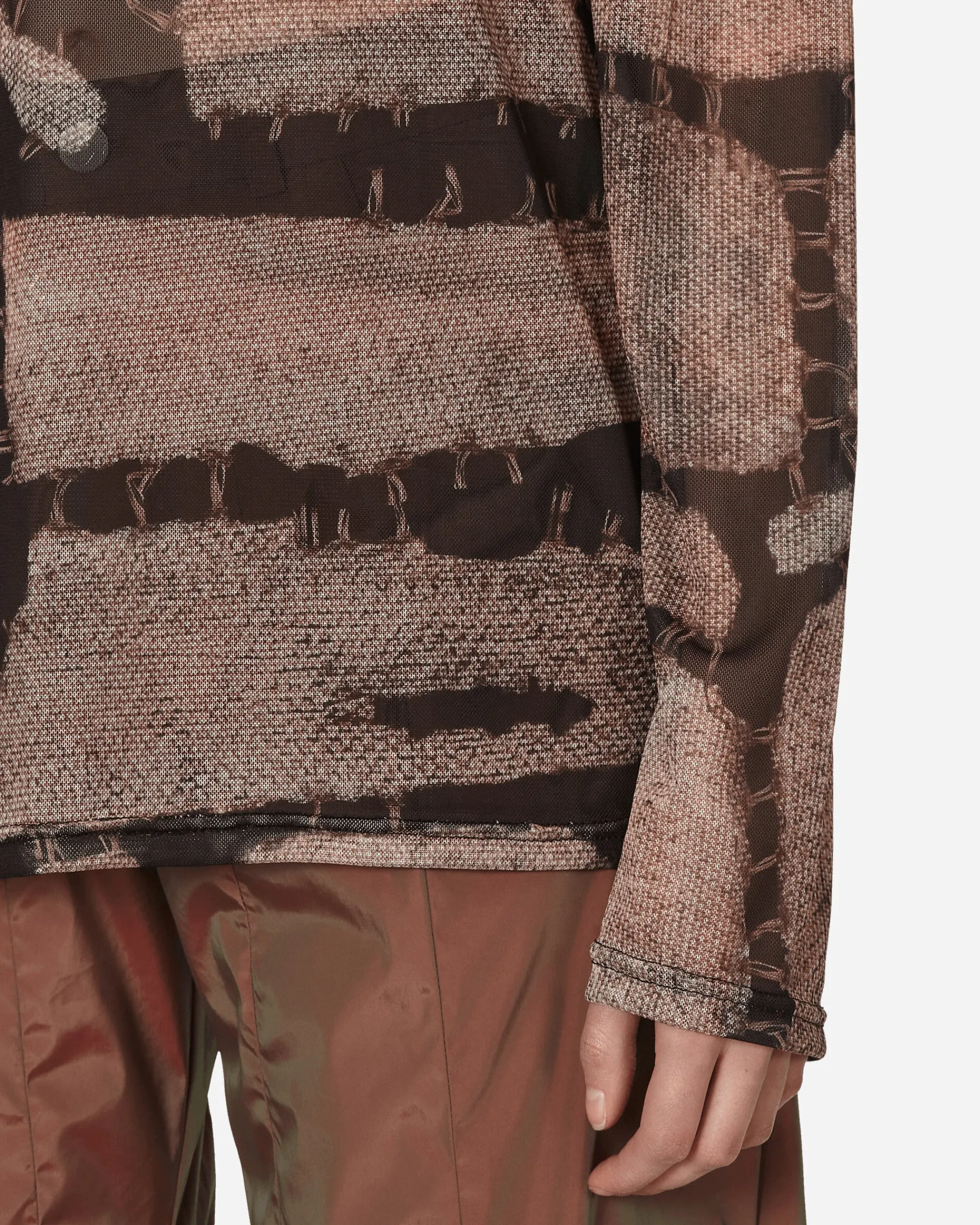 Lueder T-Shirts^Ben Mesh Longsleeve T-Shirt Rust