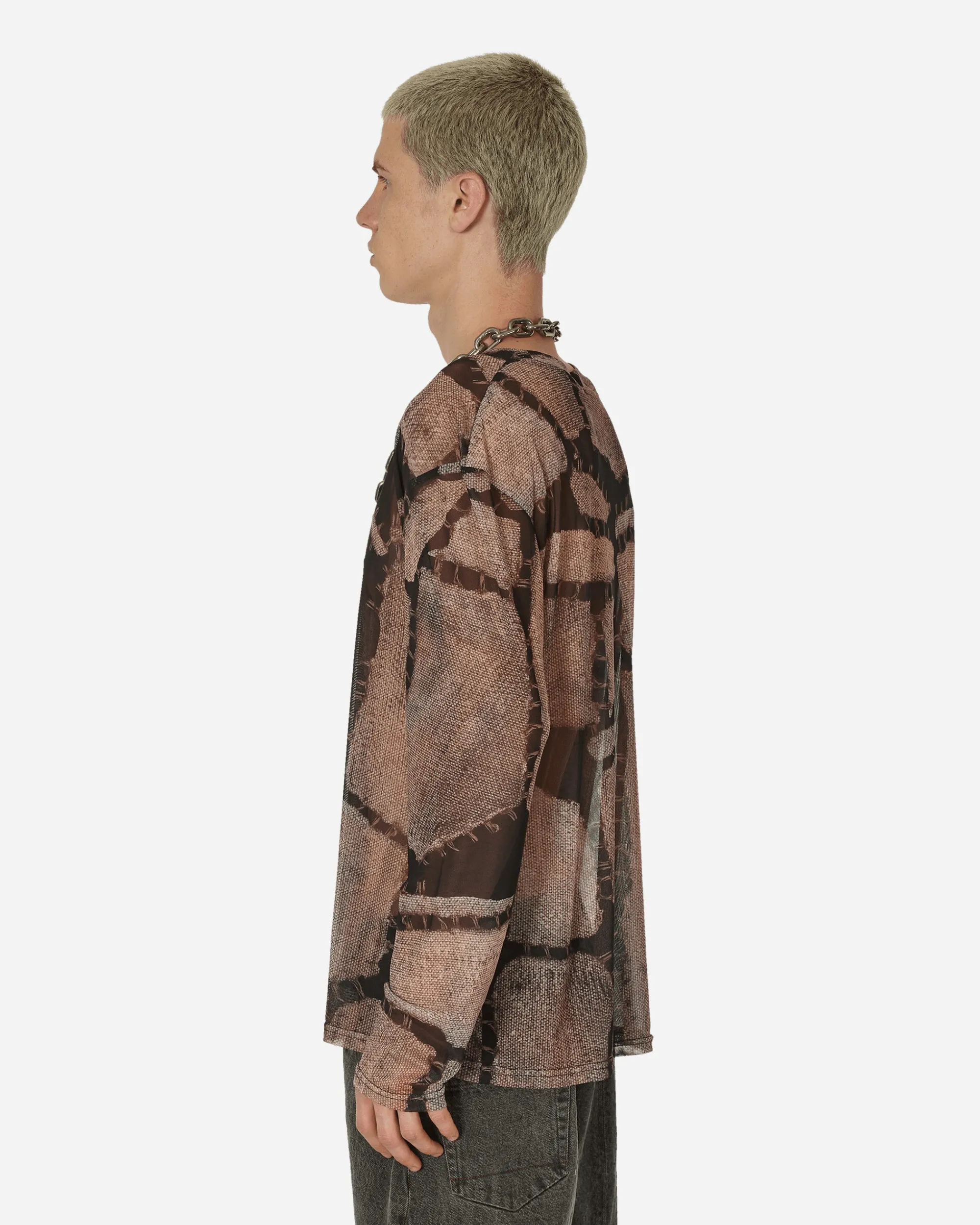 Lueder T-Shirts^Ben Mesh Longsleeve T-Shirt Rust