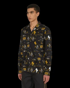 Dickies Shirts^Bettles AOP Shirt Black