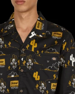 Dickies Shirts^Bettles AOP Shirt Black