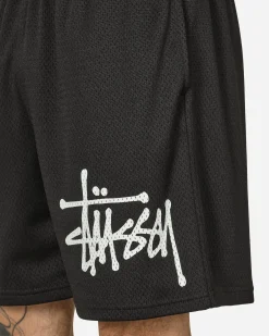 Stüssy Shorts^Big Basic Mesh Shorts Black