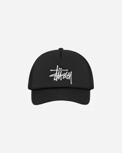 Stüssy Hats|Hats^Big Basic Trucker Cap Black
