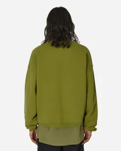 Stüssy Sweatshirts^Big Crackle Sport Crewneck Sweatshirt Green