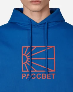 Paccbet Sweatshirts^Big Logo Hooded Sweatshirt Blue
