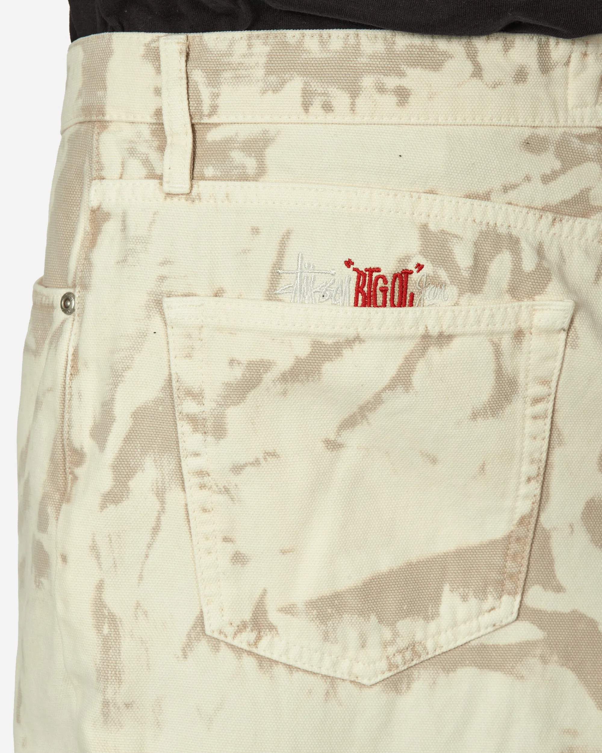 Stüssy Pants^Big OL' Distressed Canvas Jeans Khaki