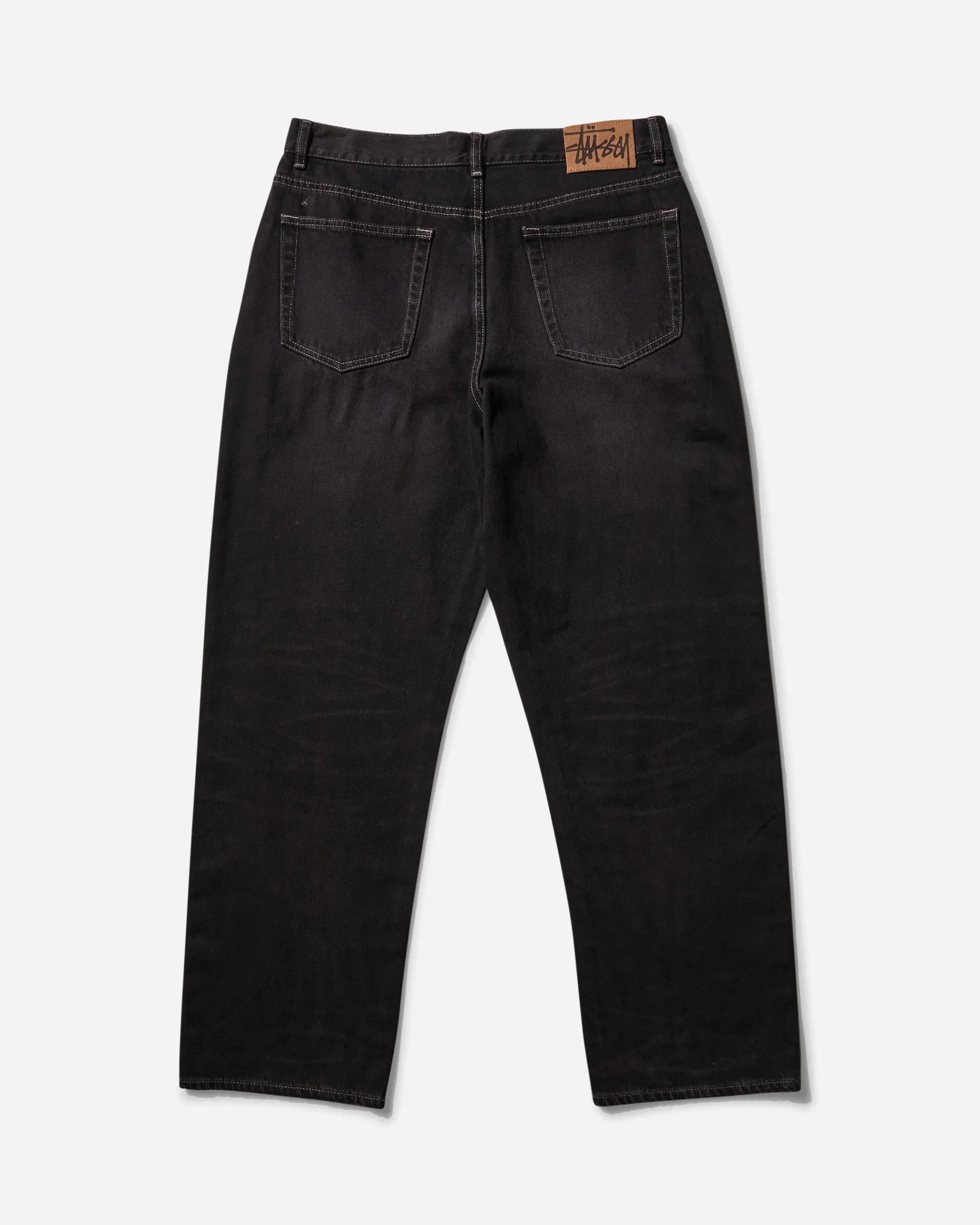 Stüssy Pants^Big Ol' Jeans Vintage Wash Denim Black