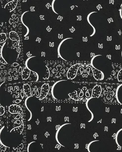 Awake NY T-Shirts^Big Paisley Longsleeve T-Shirt Black