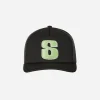 Stüssy Hats|Hats^Big S Trucker Cap Black