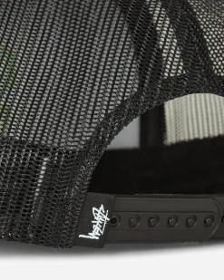 Stüssy Hats|Hats^Big S Trucker Cap Black