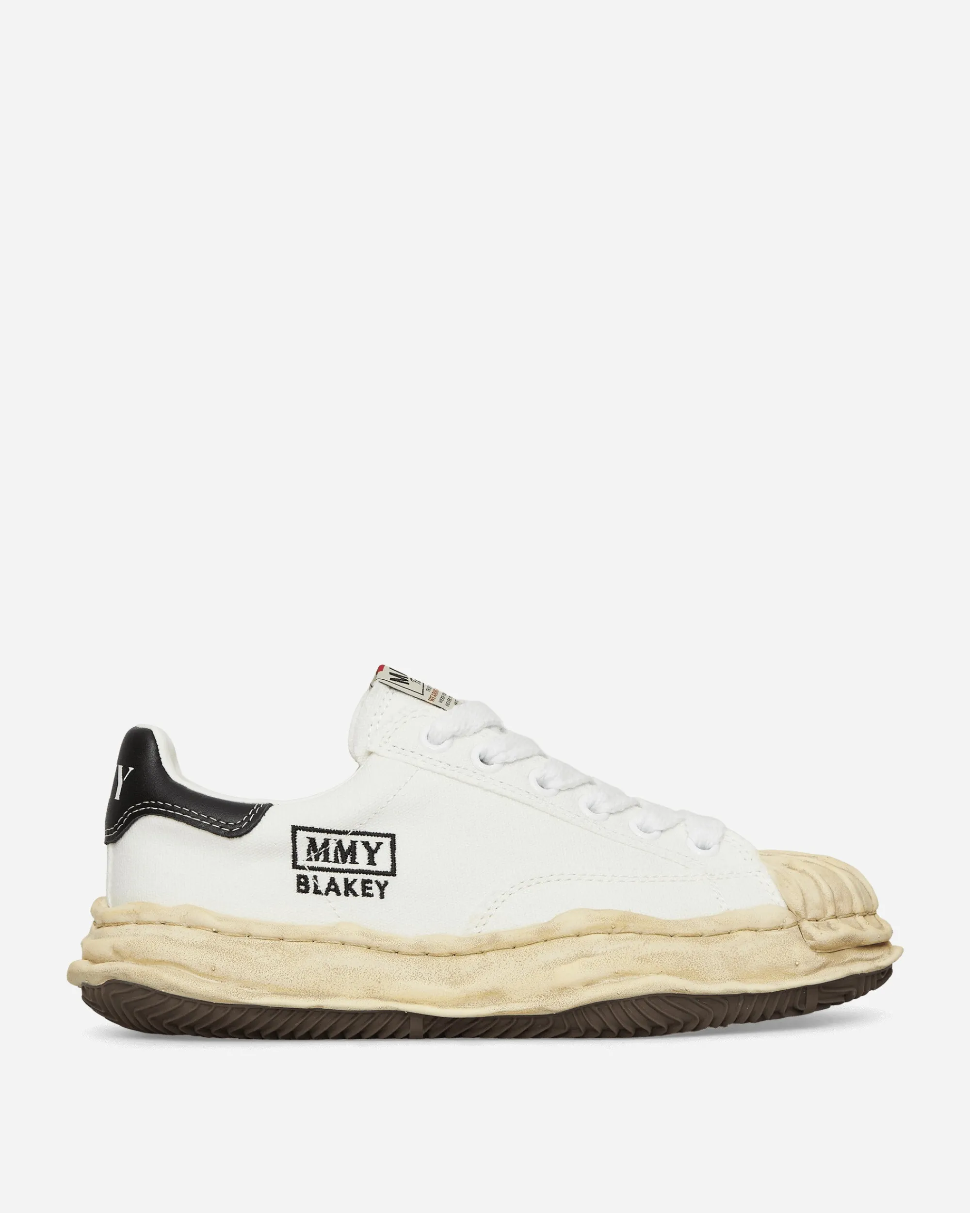 Maison MIHARA YASUHIRO Sneakers·Low|Sneakers^Blakey OG Dyed Sole Canvas Low Sneakers White