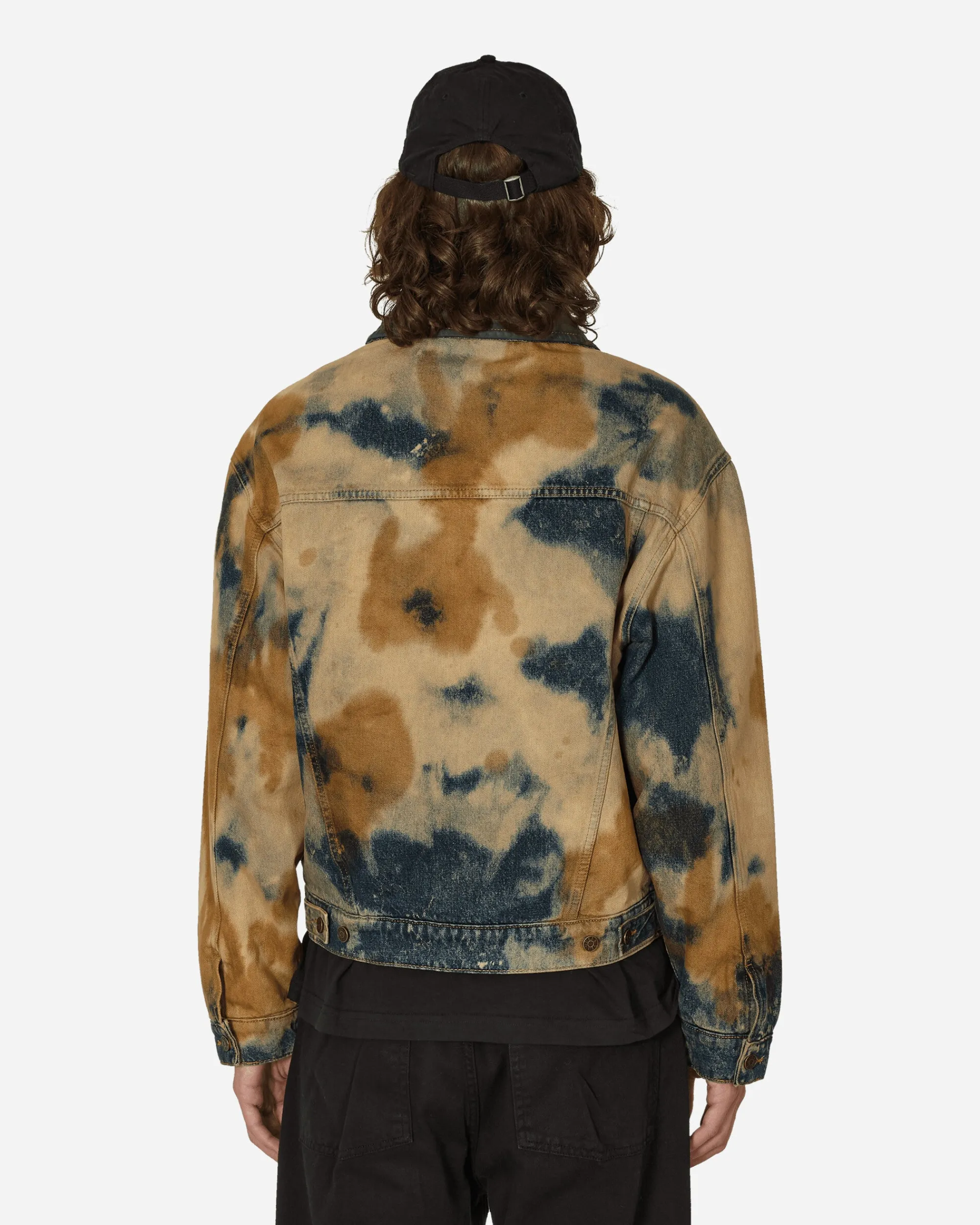 Guess USA Coats And Jackets^Bleached Denim Trucker Jacket Acid Savas Wash