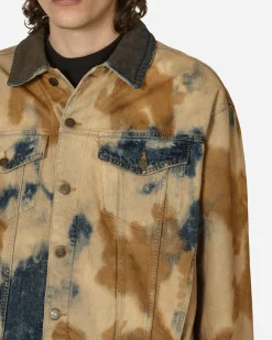 Guess USA Coats And Jackets^Bleached Denim Trucker Jacket Acid Savas Wash