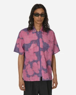 Stockholm (Surfboard) Club Shirts^Bleached Zip Shirt Purple