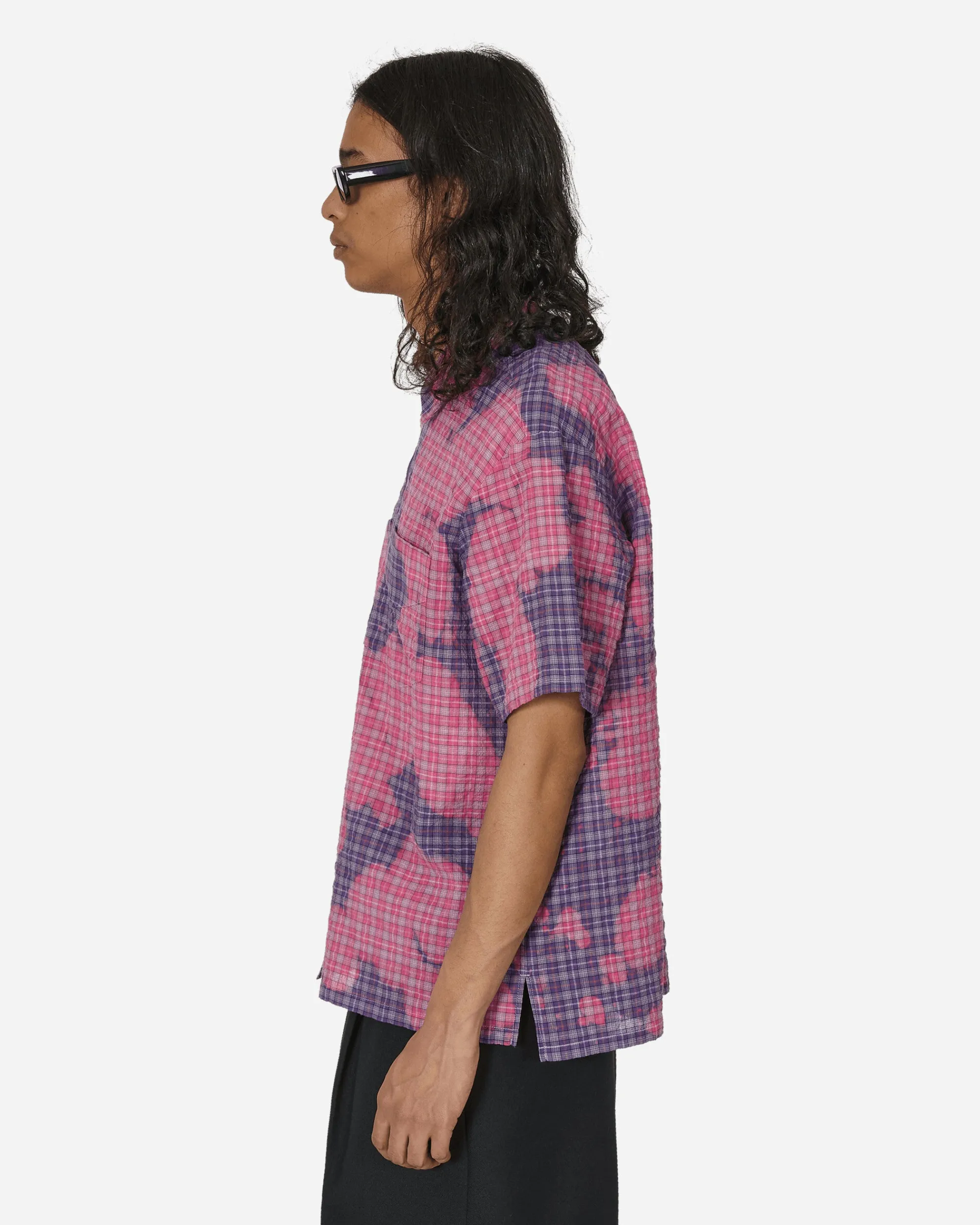 Stockholm (Surfboard) Club Shirts^Bleached Zip Shirt Purple