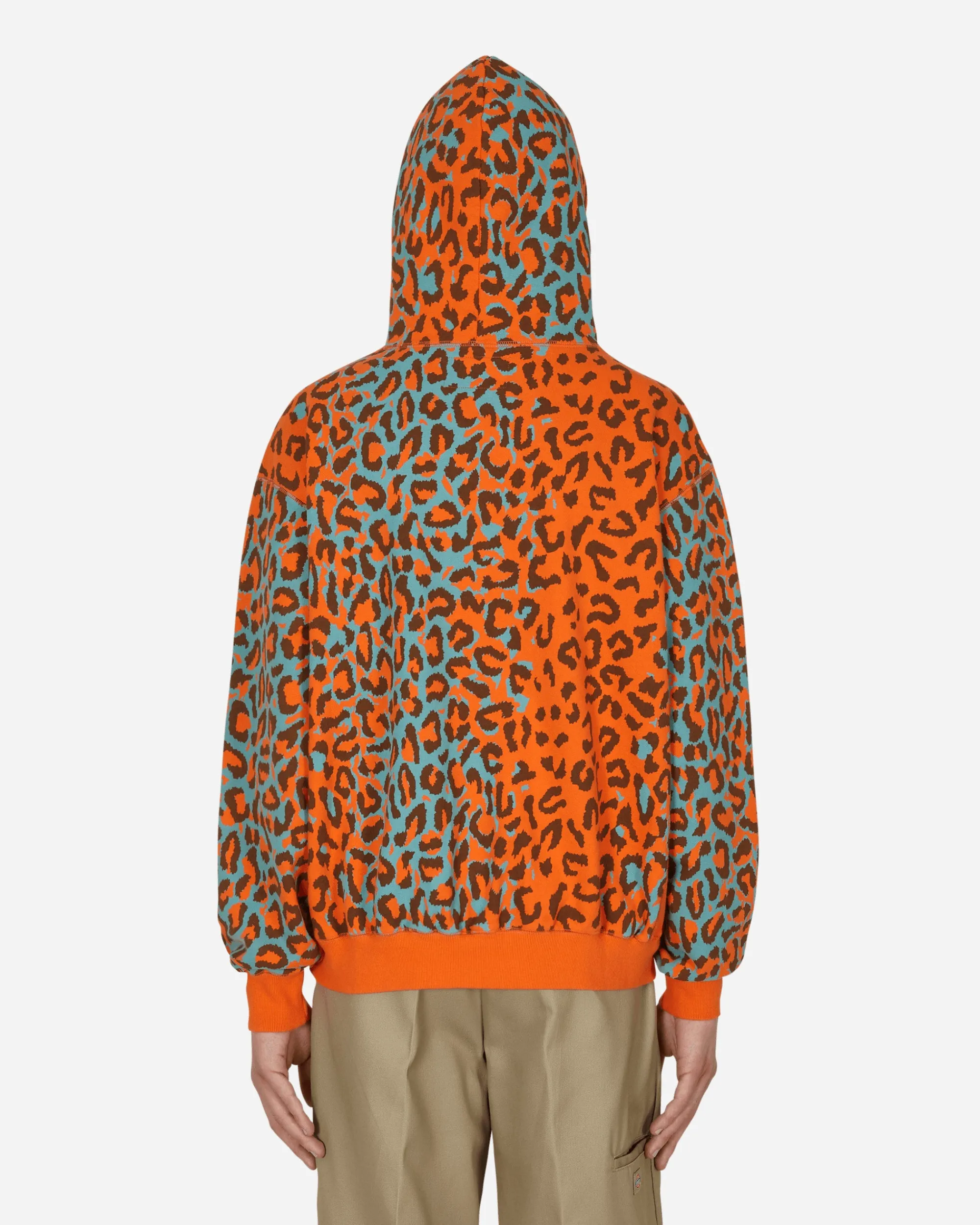 Awake NY Sweatshirts^Block Logo Hooded Sweatshirt Orange