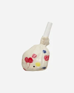 Big Bell Ceramics High Times^Blow Pot Pipe White