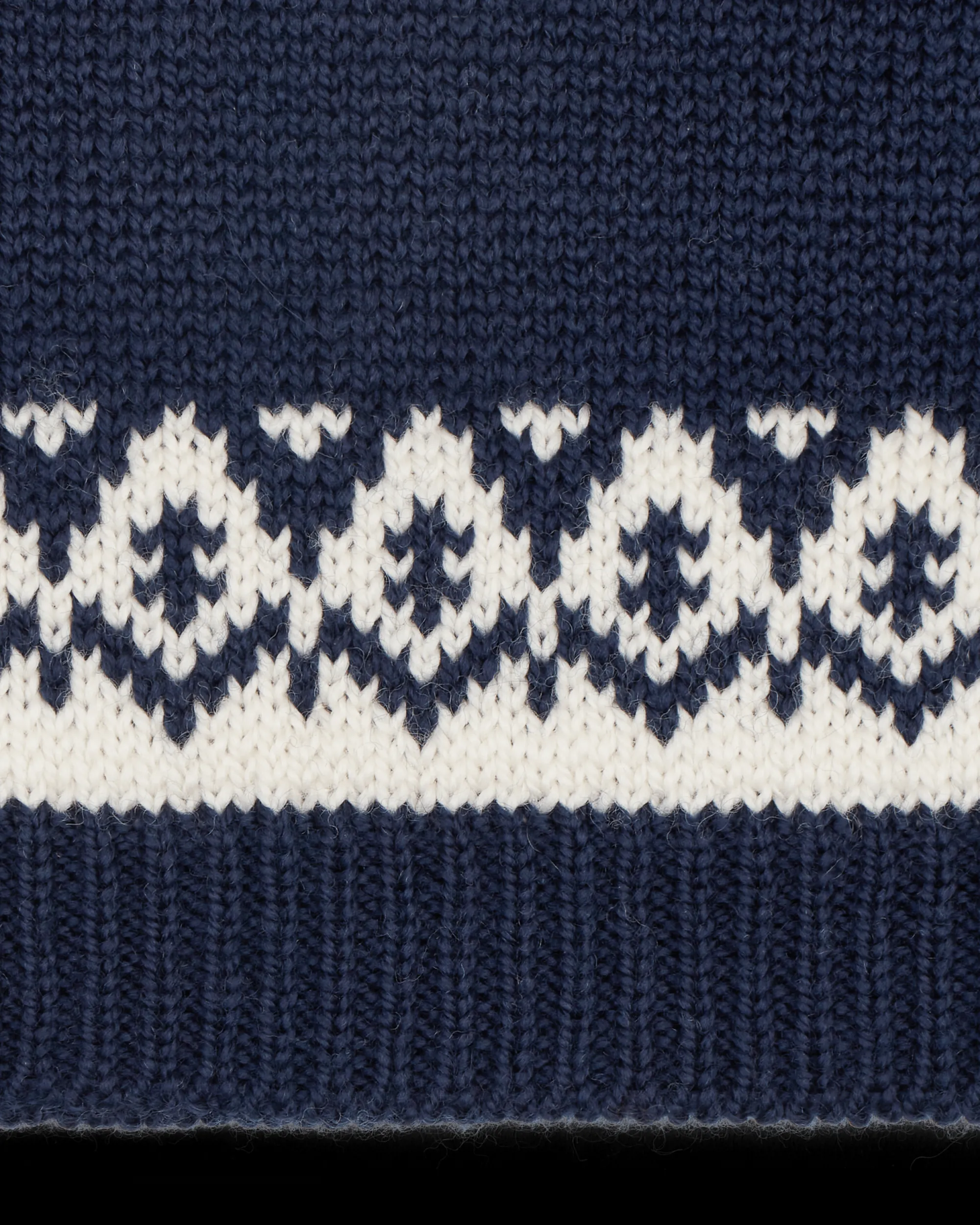 Bode Hats|Hats^Bobble Beanie Navy