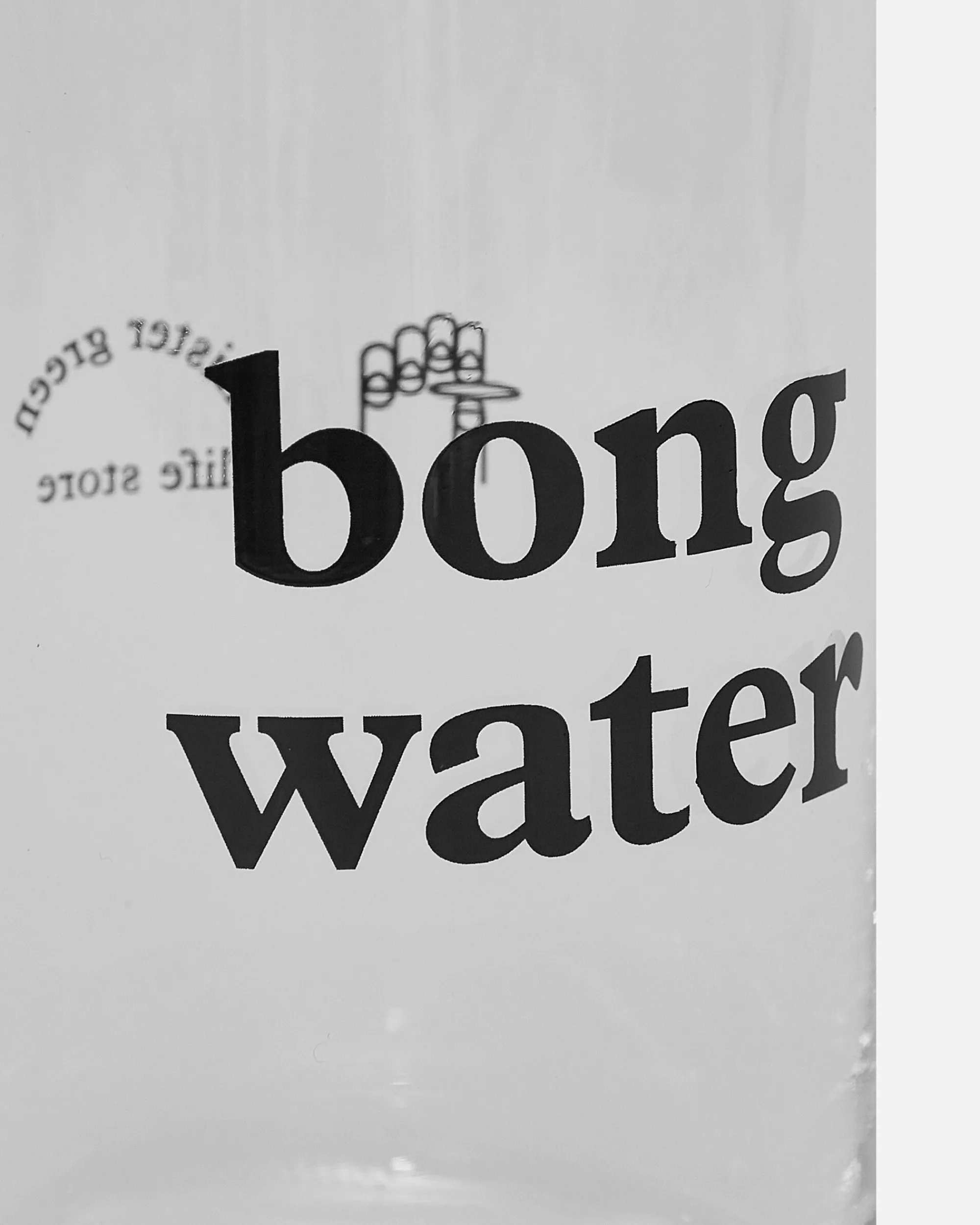 Mister Green Objects^Bong Water Glass Clear