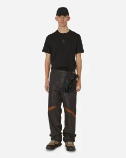 Moncler T-Shirts^Born To Protect Logo T-Shirt Black