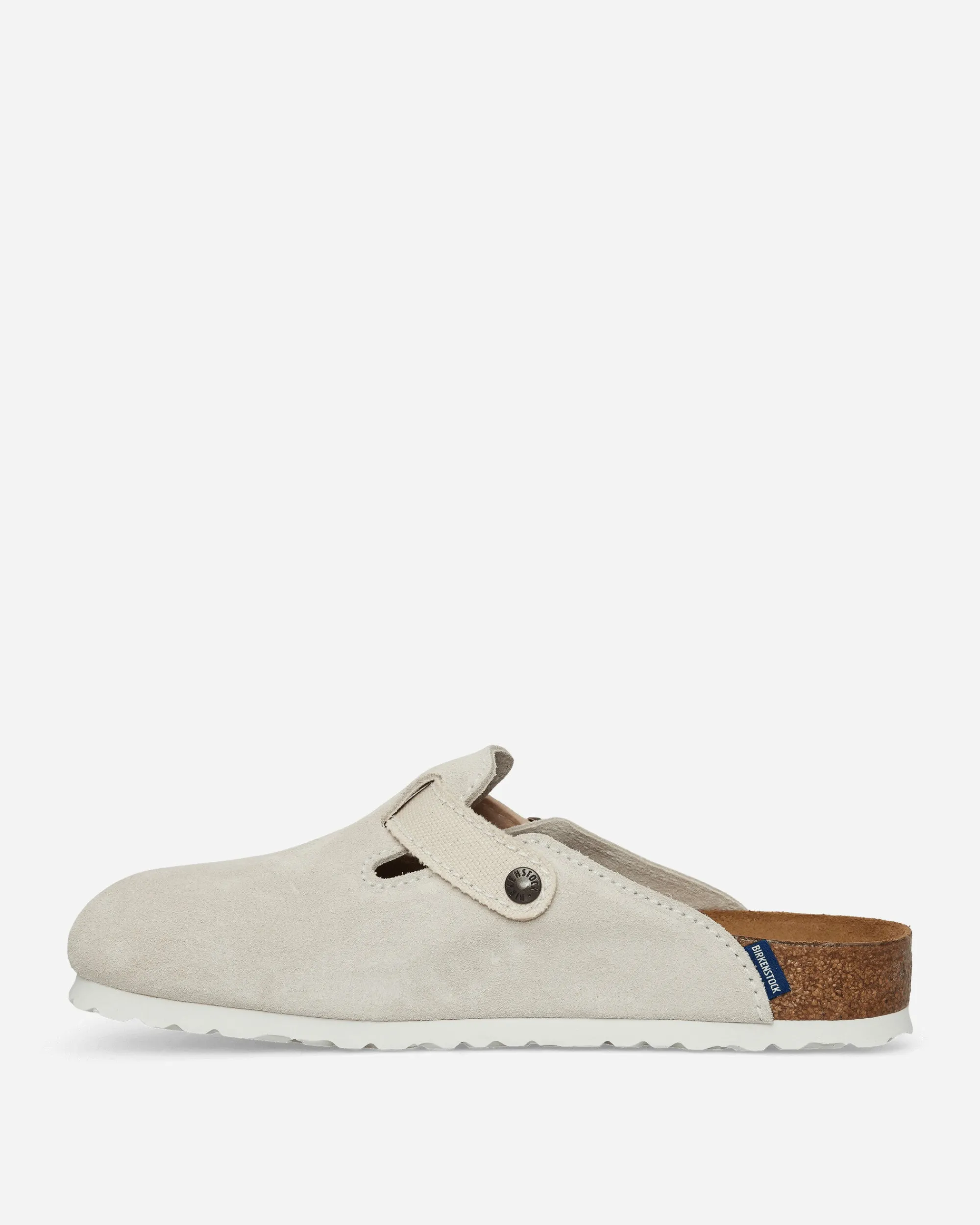 Birkenstock Sandals And Slides^Boston Suede Canvas Sandals Eggshell