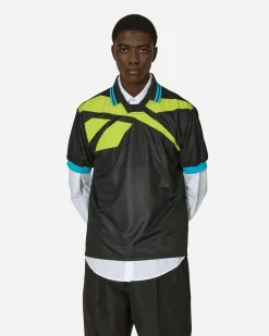 Reebok T-Shirts^Botter Vector Layered Polo Shirt Black / Acid Yellow