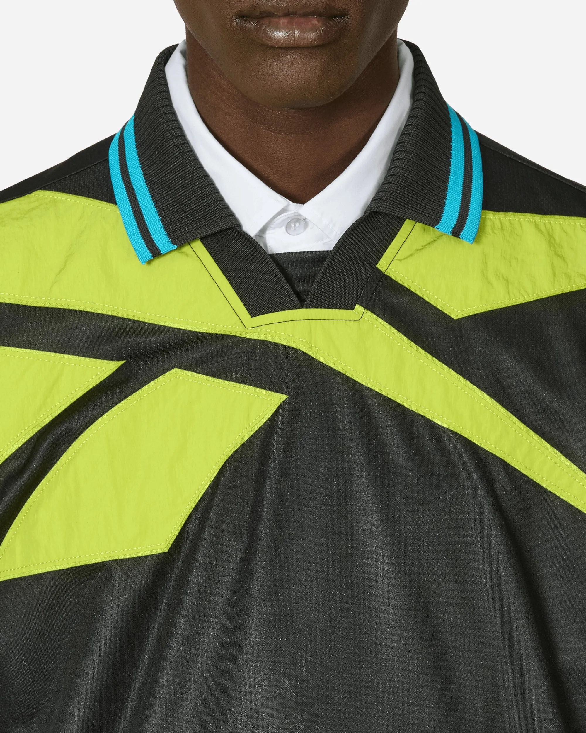 Reebok T-Shirts^Botter Vector Layered Polo Shirt Black / Acid Yellow