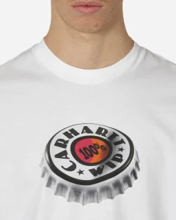Carhartt WIP T-Shirts^Bottle Cap T-Shirt White