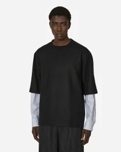 Dries Van Noten T-Shirts^Boxy Cotton T-Shirt Black